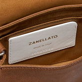 BABY POSTINA® BAG IN SMOOTH LEATHER BROWN SANDALO - Brown Sandalo | Zanellato
