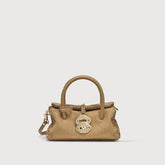 DOTTA® BABY LEATHER BAG AMORETTO BEIGE FALSE - Handbags | Zanellato