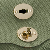 POSTINA® SMALL LEATHER BAG AMORETTO GREEN SPINOSO | Zanellato