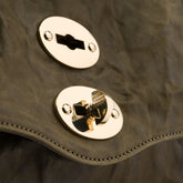 POSTINA® S IN GREEN OLIVA GIARAFFA CRINKLED LEATHER | Zanellato