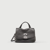 POSTINA® BABY IN GREY VULCANO HAMMERED LEATHER - Postina® | Zanellato