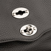 POSTINA® BABY IN GREY VULCANO HAMMERED LEATHER | Zanellato
