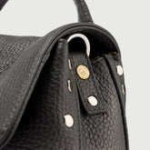 POSTINA® BABY IN GREY VULCANO HAMMERED LEATHER | Zanellato