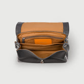 POSTINA® S IN GREY VULCANO HAMMERED LEATHER | Zanellato