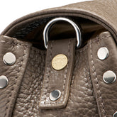 POSTINA® BABY BAG IN HAMMERED LEATHER GREY NOSTALGIA CANAGLIA | Zanellato
