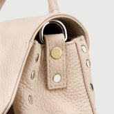 POSTINA® BABY IN WHITE CARNAROLI HAMMERED LEATHER | Zanellato