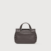 BABY POSTINA® BAG IN HAMMERED LEATHER BROWN DOLCE AMARO - Brown Dolce Amaro | Zanellato