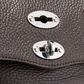 BABY POSTINA® BAG IN HAMMERED LEATHER BROWN DOLCE AMARO - Brown Dolce Amaro | Zanellato