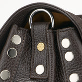 MEDIUM POSTINA® BAG IN HAMMERED LEATHER BROWN DOLCE AMARO - Brown Dolce Amaro | Zanellato