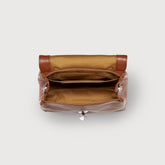 BABY POSTINA® BAG IN HAMMERED LEATHER BROWN CANALETTO - Brown Canaletto | Zanellato