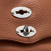 BABY POSTINA® BAG IN HAMMERED LEATHER BROWN CANALETTO - Brown Canaletto | Zanellato