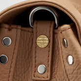 POSTINA® BABY BAG IN HAMMERED LEATHER BROWN CANTUCCI | Zanellato