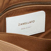 POSTINA® MEDIUM BAG IN HAMMERED LEATHER BROWN CANTUCCI | Zanellato