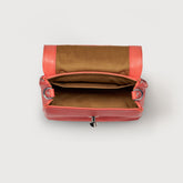 POSTINA® BABY BAG IN HAMMERED RED REGGIANA LEATHER | Zanellato