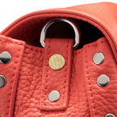 POSTINA® BABY BAG IN HAMMERED RED REGGIANA LEATHER | Zanellato