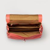 POSTINA® SMALL BAG IN HAMMERED RED REGGIANA LEATHER | Zanellato