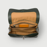 POSTINA® S IN GREEN GIARDINO DI BOBOLI HAMMERED LEATHER | Zanellato