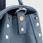 POSTINA® BABY IN PELLE MARTELLATA BLUE SAMBUCO NOTTURNO | Zanellato