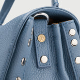 POSTINA® M IN BLUE SAMBUCO NOTTURNO HAMMERED LEATHER | Zanellato