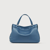 BORSA POSTINA® SMALL IN PELLE MARTELLATA BLUE PAVON - Blue Pavon | Zanellato