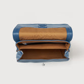 BORSA POSTINA® SMALL IN PELLE MARTELLATA BLUE PAVON - Blue Pavon | Zanellato