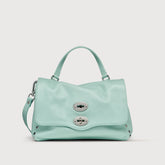 POSTINA® SMALL BAG IN HAMMERED LEATHER BLUE CELENTANO - Cross Body Bags | Zanellato