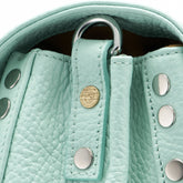 POSTINA® SMALL BAG IN HAMMERED LEATHER BLUE CELENTANO | Zanellato