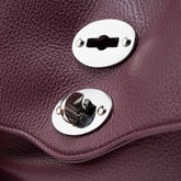 POSTINA® S IN PELLE MARTELLATA VIOLET AMARENA MODENESE | Zanellato