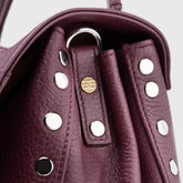 POSTINA® S IN PELLE MARTELLATA VIOLET AMARENA MODENESE | Zanellato