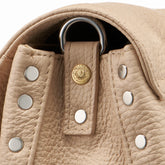 POSTINA® BABY BAG IN HAMMERED LEATHER PINK ROSE RO | Zanellato