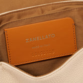 POSTINA® BABY BAG IN HAMMERED LEATHER PINK ROSE RO | Zanellato