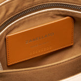 POSTINA® SMALL BAG IN HAMMERED LEATHER PINK ROSE RO | Zanellato