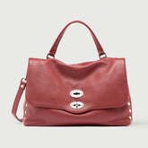 POSTINA® M IN RED RADICCHIO DI TREVISO HAMMERED LEATHER | Zanellato