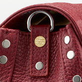 BABY POSTINA® BAG IN HAMMERED LEATHER RED OPERA - Red Opera | Zanellato