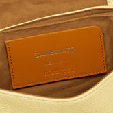 POSTINA® BABY BAG IN HAMMERED YELLOW ZIBIBBO DI PANTELLERIA LEATHER | Zanellato