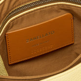 POSTINA® SMALL BAG IN HAMMERED YELLOW ZIBIBBO DI PANTELLERIA LEATHER | Zanellato