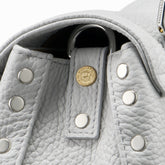POSTINA® BABY BAG IN HAMMERED GREY CARRARA LEATHER | Zanellato