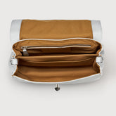 POSTINA® SMALL BAG IN HAMMERED GREY CARRARA LEATHER | Zanellato