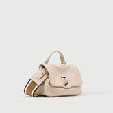 POSTINA® BABY IN WHITE CARNAROLI HAMMERED LEATHER | Zanellato