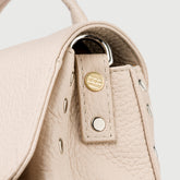 POSTINA® BABY IN WHITE CARNAROLI HAMMERED LEATHER | Zanellato