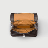 POSTINA® BABY BAG IN HAMMERED LEATHER BROWN DOLCE AMARO | Zanellato