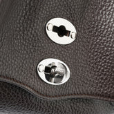 POSTINA® BABY BAG IN HAMMERED LEATHER BROWN DOLCE AMARO | Zanellato