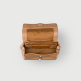 BORSA POSTINA® BABY IN PELLE MARTELLATA BROWN CANTUCCI | Zanellato