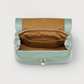 POSTINA® BABY BAG IN PEPPERMINT GREEN HAMMERED LEATHER | Zanellato