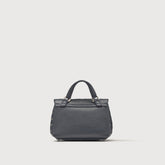 BABY POSTINA® MESSENGER BAG IN TUMBLED LEATHER DARK NAVY | Zanellato