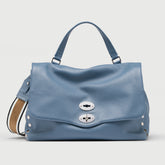 POSTINA® M IN PELLE MARTELLATA BLUE SAMBUCO NOTTURNO | Zanellato