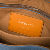 POSTINA® S IN BLUE SAMBUCO NOTTURNO HAMMERED LEATHER | Zanellato