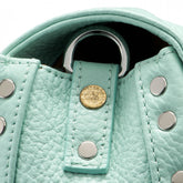 POSTINA® BABY BAG IN HAMMERED LEATHER BLUE CELENTANO | Zanellato