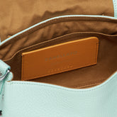 POSTINA® BABY BAG IN HAMMERED LEATHER BLUE CELENTANO | Zanellato