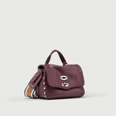 POSTINA® BABY IN VIOLET AMARENA MODENESE HAMMERED LEATHER | Zanellato